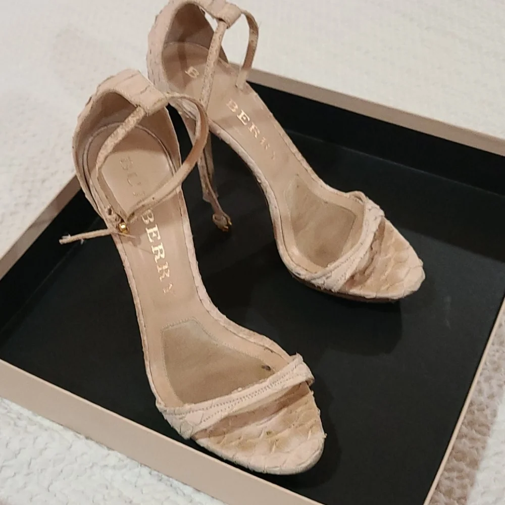 Burberry Python Platform Sandal - Picture 3 of 11